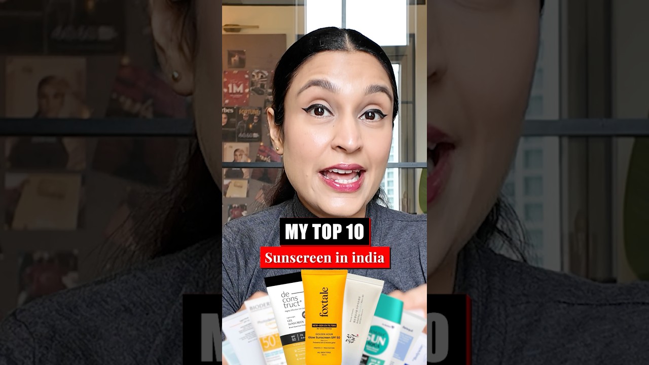 Top Sunscreens 2026 in India 🇮🇳 #sunscreen #sunscreens