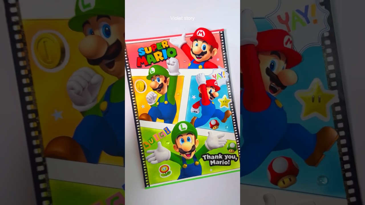 Journaling 다꾸 | The Super Mario : Mario & Luigi 슈퍼 마리오 : 마리오 & 루이지 | Scrapbooking