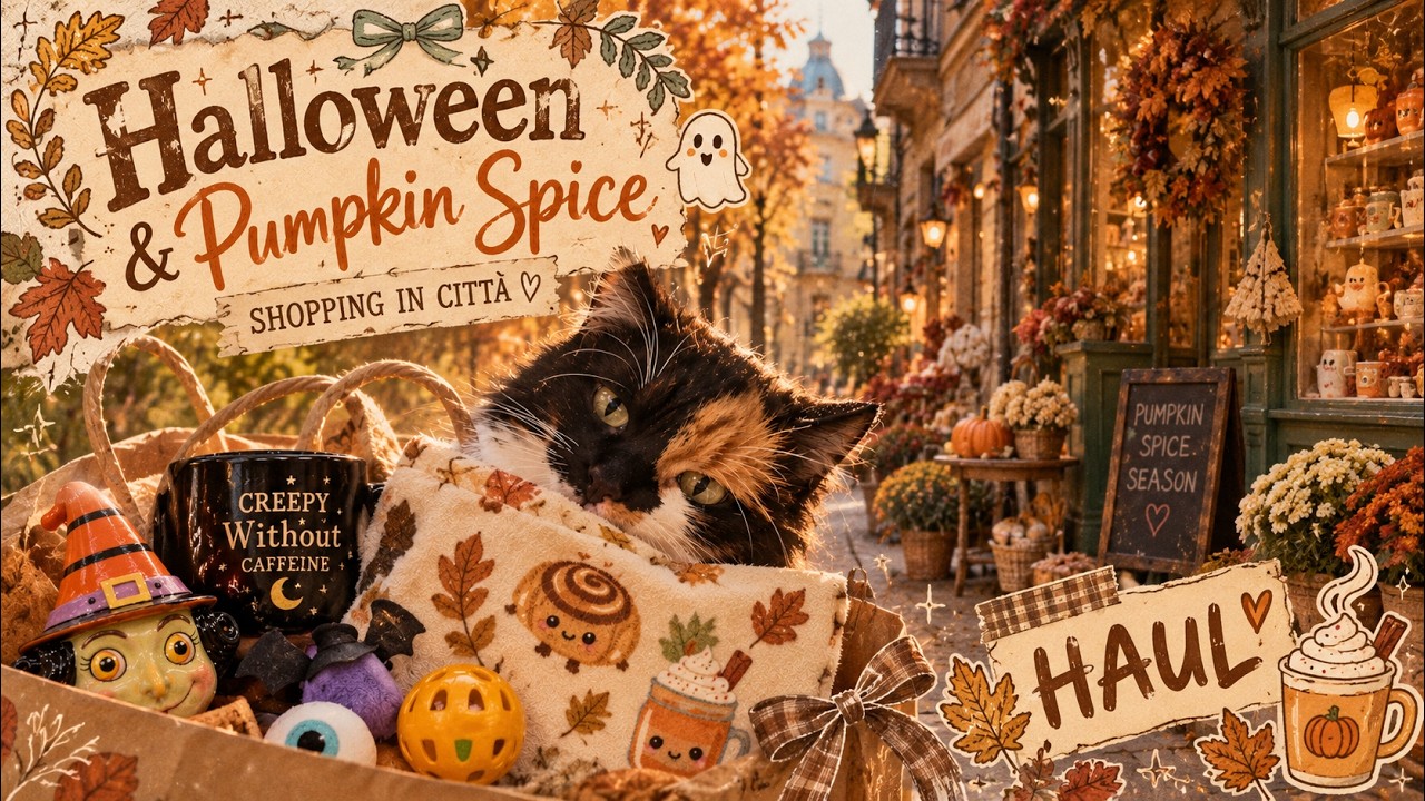 Vado in città a cercare l’AUTUNNO 🎃🍁 | Halloween, decorazioni & Pumpkin Spice