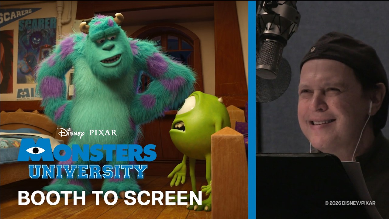 Scare Advice from Sulley | Monsters University Booth to Screen