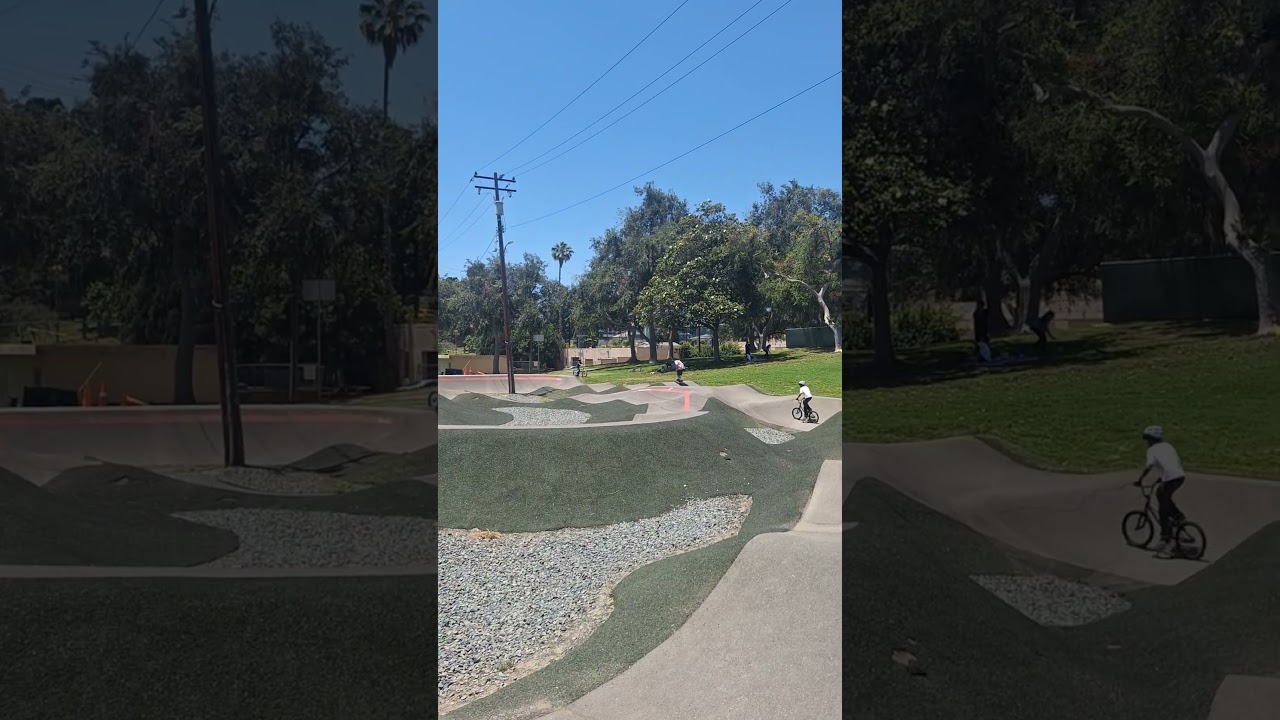 Inglewood Pump Track🛹 #skateboarding #pumptrack #skatepark #LosAngeles #Shorts #inglewood #skaterats