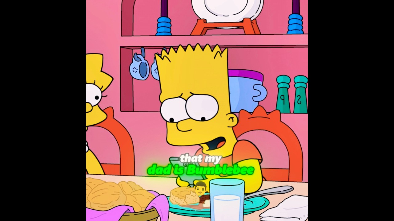 Bart Is Proud of Homer’s Secret Stunt Job #animation #thesimpsons
