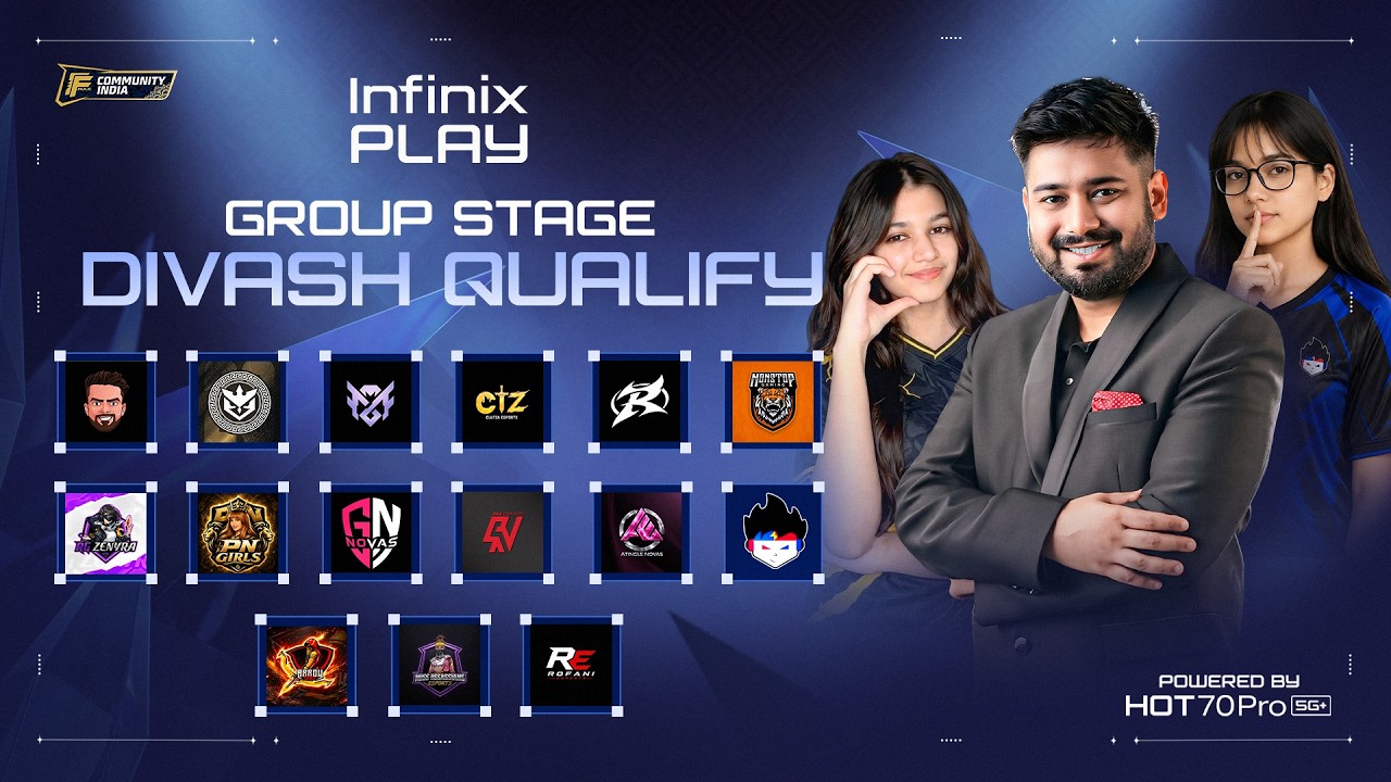 🎮INFINIX PLAY🔥DIVAS QUALIFIERS | Powered by INFINIX Hot 70 Pro #freefire #freefirelive #gyangaming