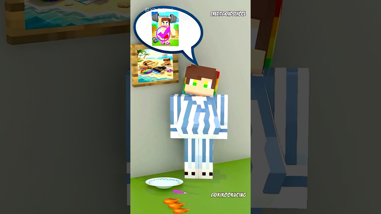 Ayo bantu JJ menjadi Ganteng dan Kuruss😱#shorts #minecraft