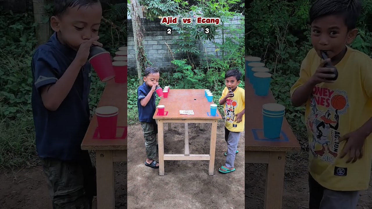 Ajid vs. Ecang, siapa nih yang paling cepat?! #shorts