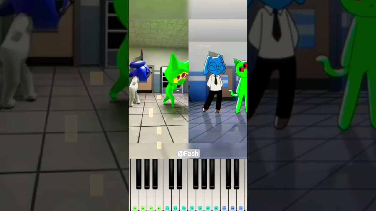 Terranova 3D vs 2D (Animal hospital Anomaly) @fash - Piano Tutorial