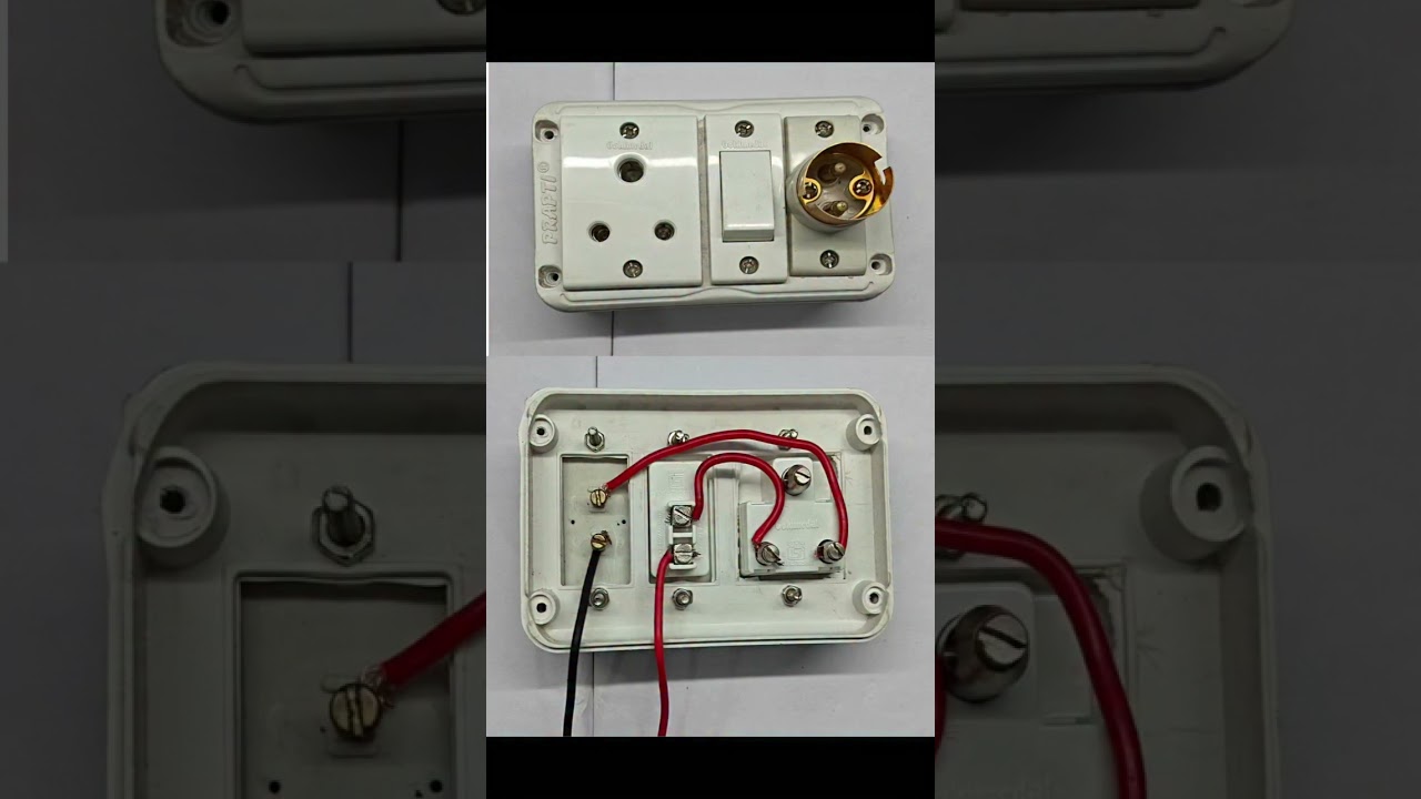 ​Electric Board Wiring Connection#switch board#tecnician #electrician