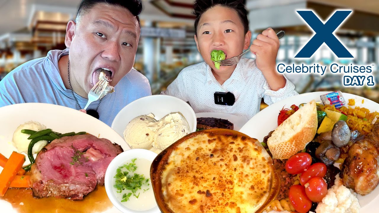 I Boarded a LUXURY CRUISE and Immediately Started Eating 😋 Day 1 Food Tour