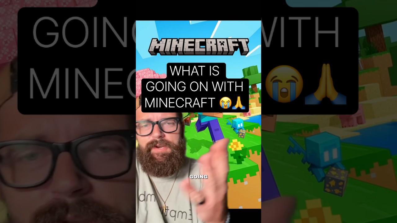 WHAT IS GOING ON WITH MINECRAFT 😭🙏