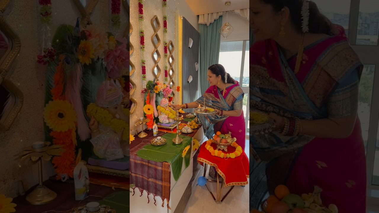 Ganpati Bappa Morya 🙏 | Happy teez | #shorts | kabitaskitchen