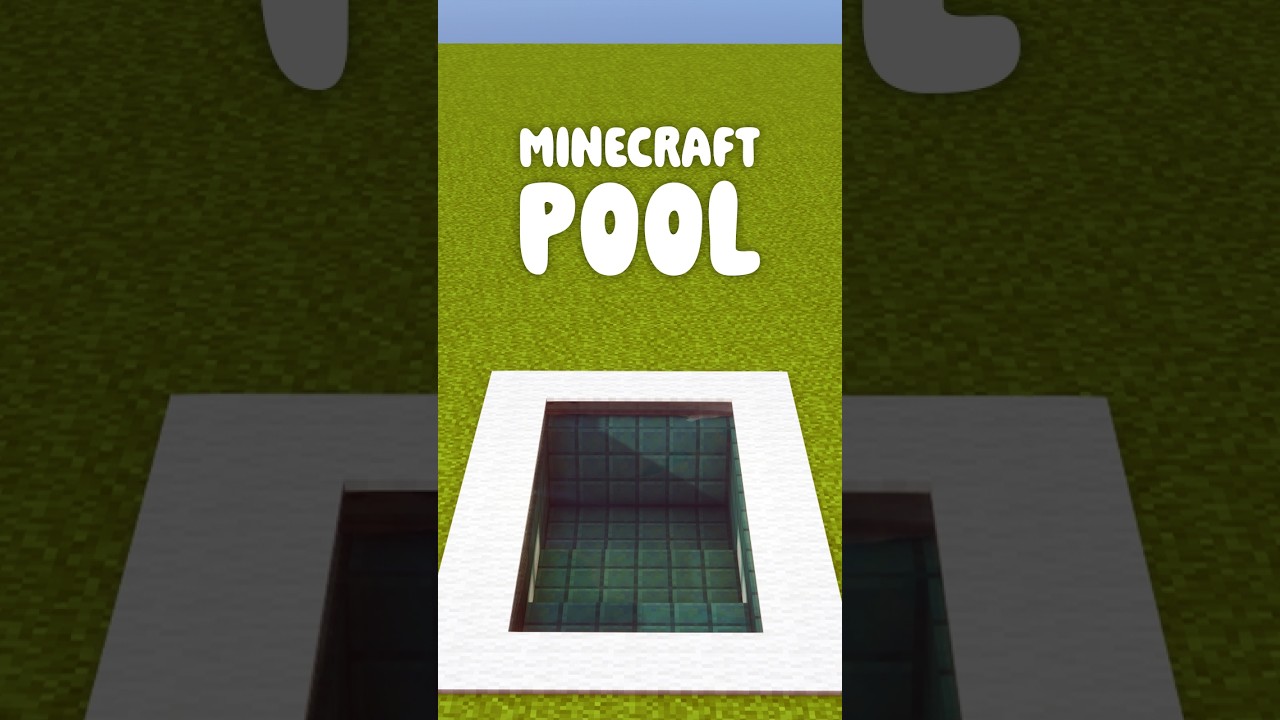 MINECRAFT POOL  #minecraft