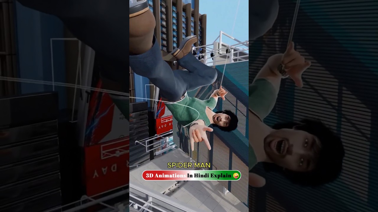 Spider-Man का Web Shooter आप क्यों नहीं चला सकते? 🕸️🤯 #shorts#viral #3danimation #swagat