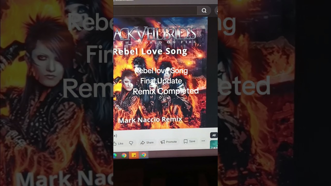 Black Veil Brides - Rebel Love Song (Mark Naccio Remix)