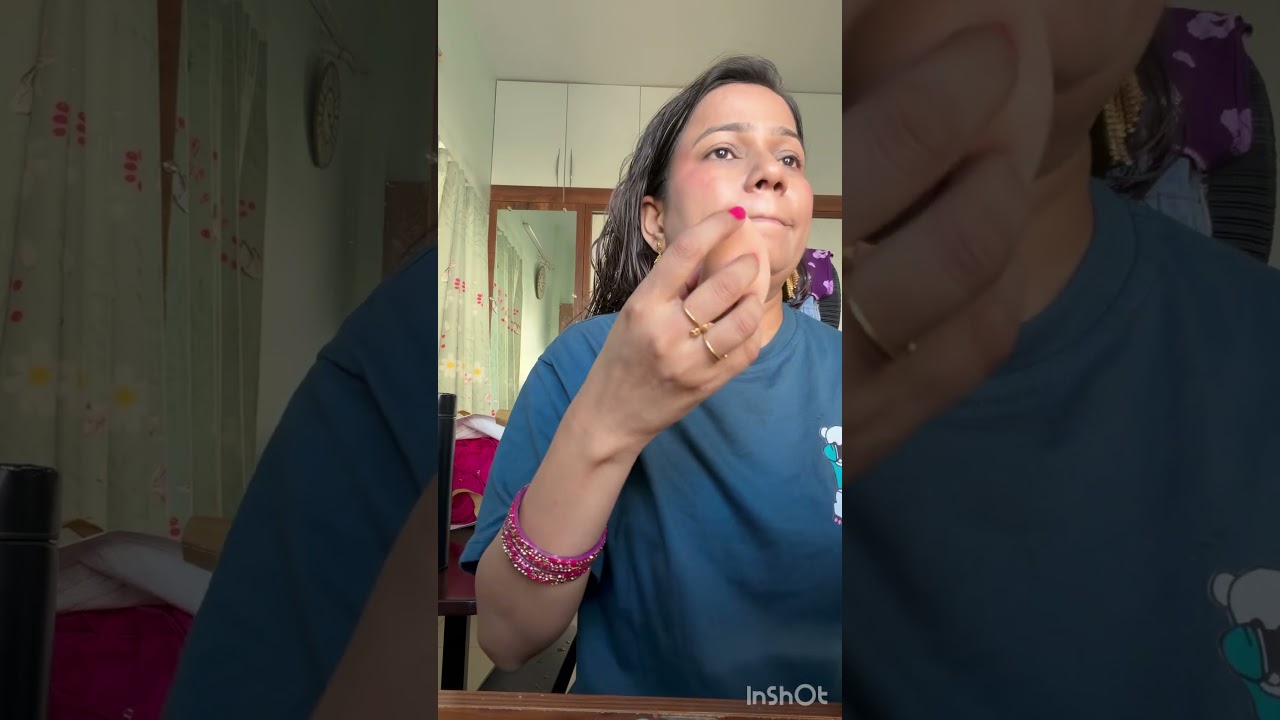#makeup blush application