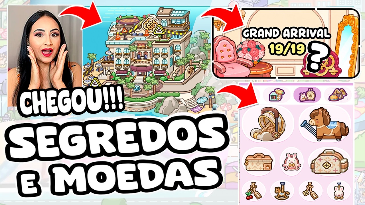 CHEGOU! SEGREDOS E MOEDAS NO AVATAR WORLD | NOVA ATUALIZAÇÃO HOTEL
