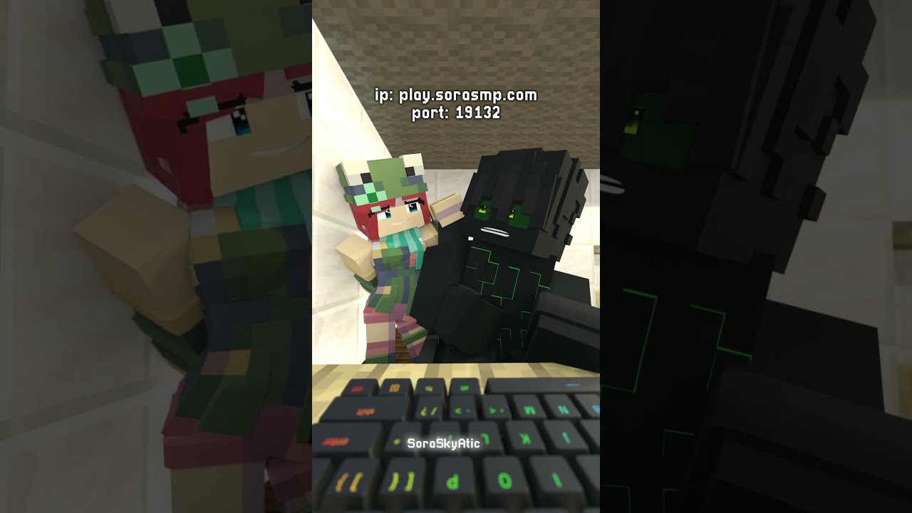 When you stayed at someone's house... (Safe Version) #minecraft #animation #sorasmp