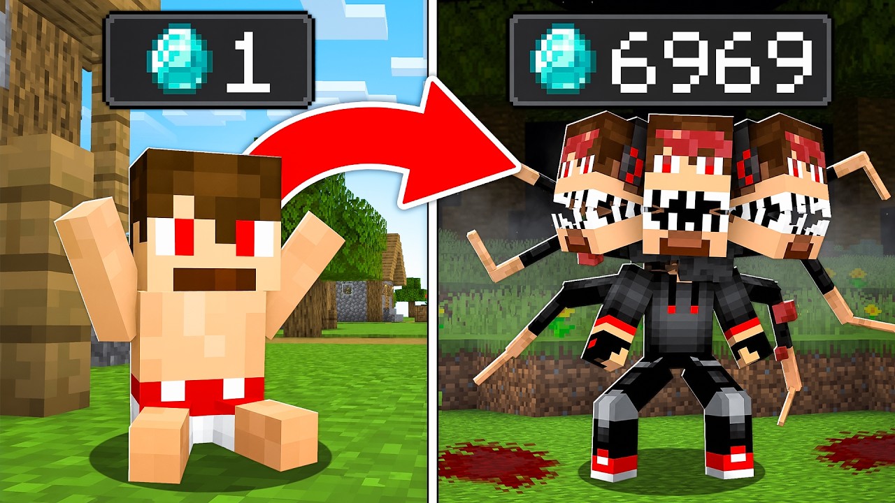 Minecraft, but Every Diamond = MORE SCARY...