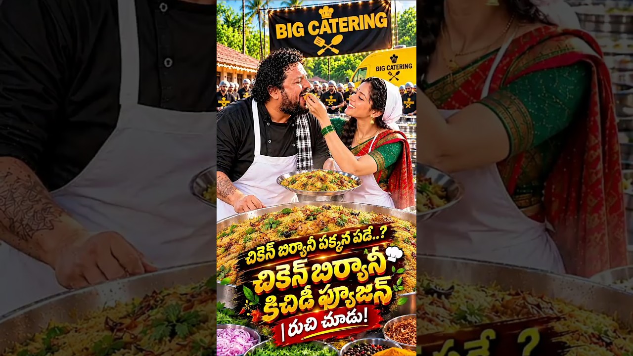చికెన్ బిర్యానీ పక్కన పడే ?.చికెన్ కిచిడీ ఫ్యూజన్ | రుచి చూడు #shorts #food #cooking#viral