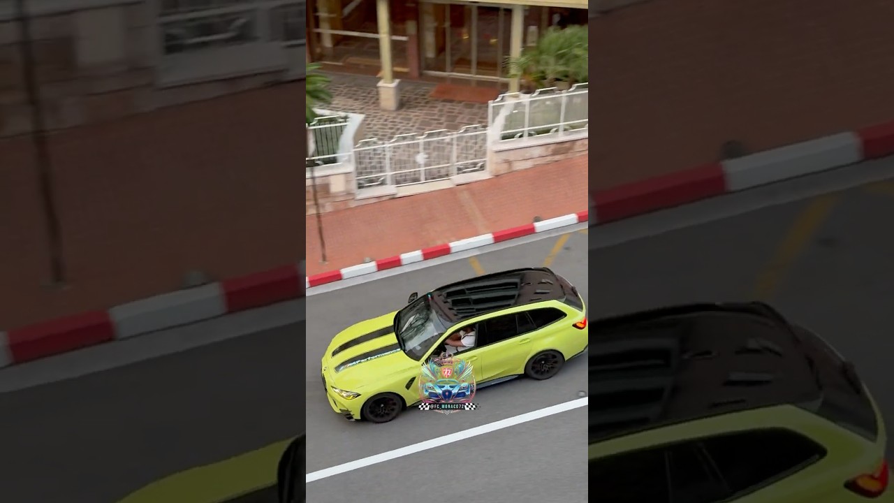 BMW fazendo barulho pelas curvas de Fairmont Mónaco #supercars #millionairevibes #lifestyle