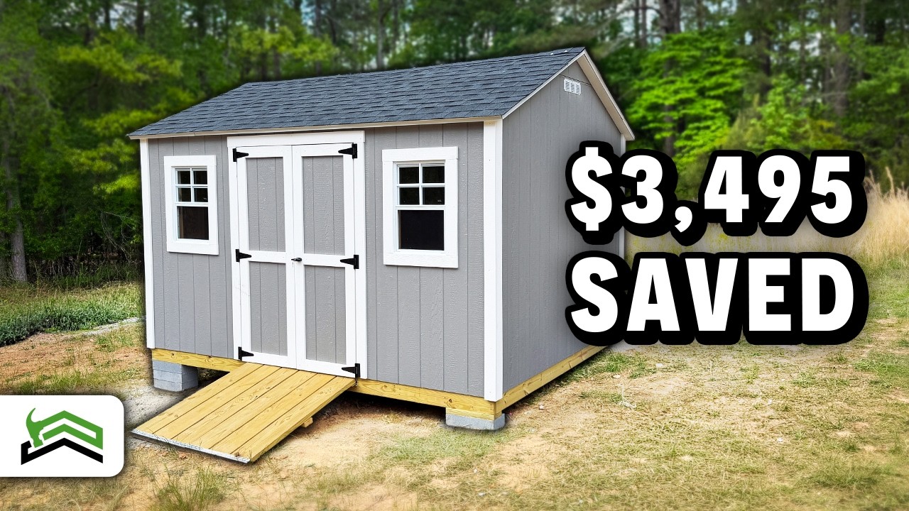 Don't Buy a Shed Until You Watch This | Complete 10x12 DIY Build