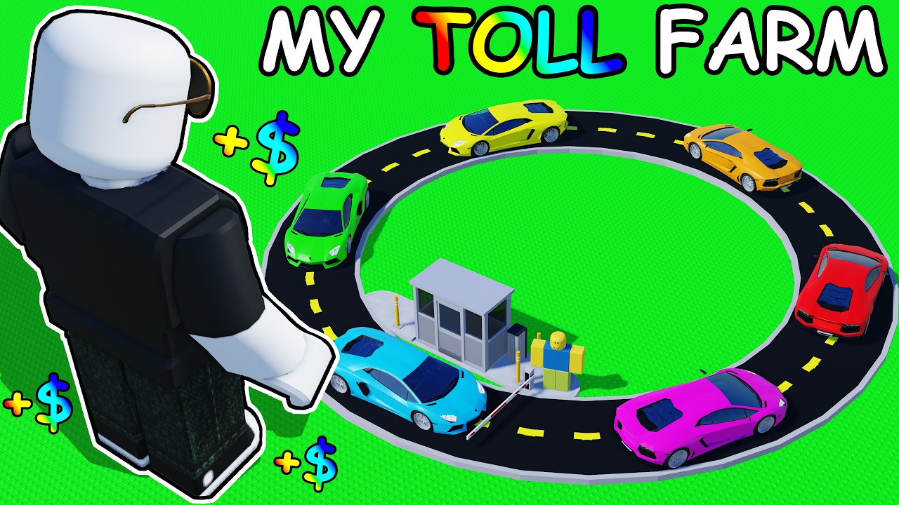 I built an INFINITE Toll Road to make TRILLIONS in Roblox...