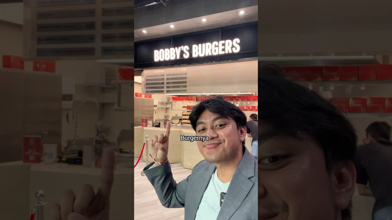 Burger Bobby Saputra vs Denny Sumargo #food #burger #review #fyp #shorts