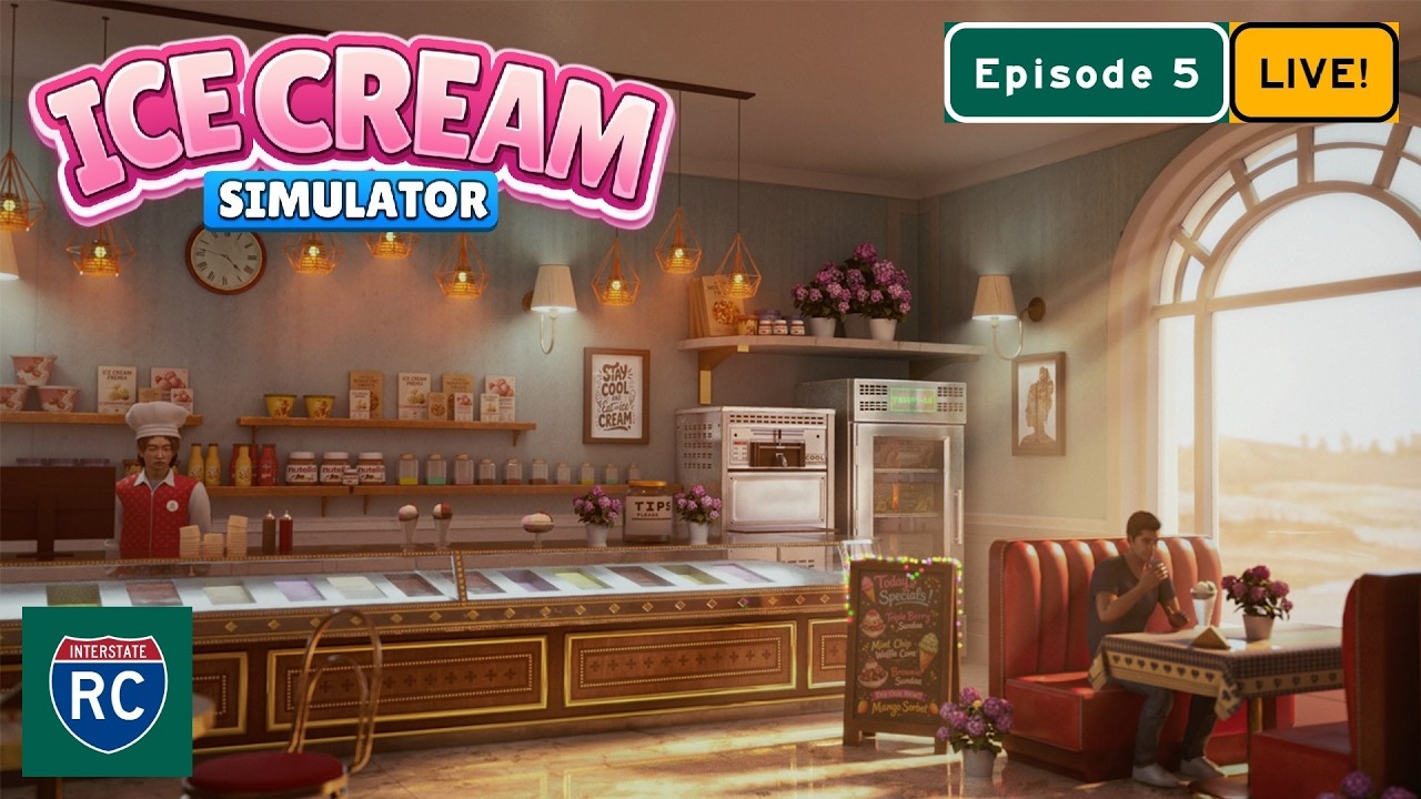 Level 31:  Our Ice Cream Shop Just Keeps Getting More FONCY!  Ice Cream Simulator Live! - Episode 5