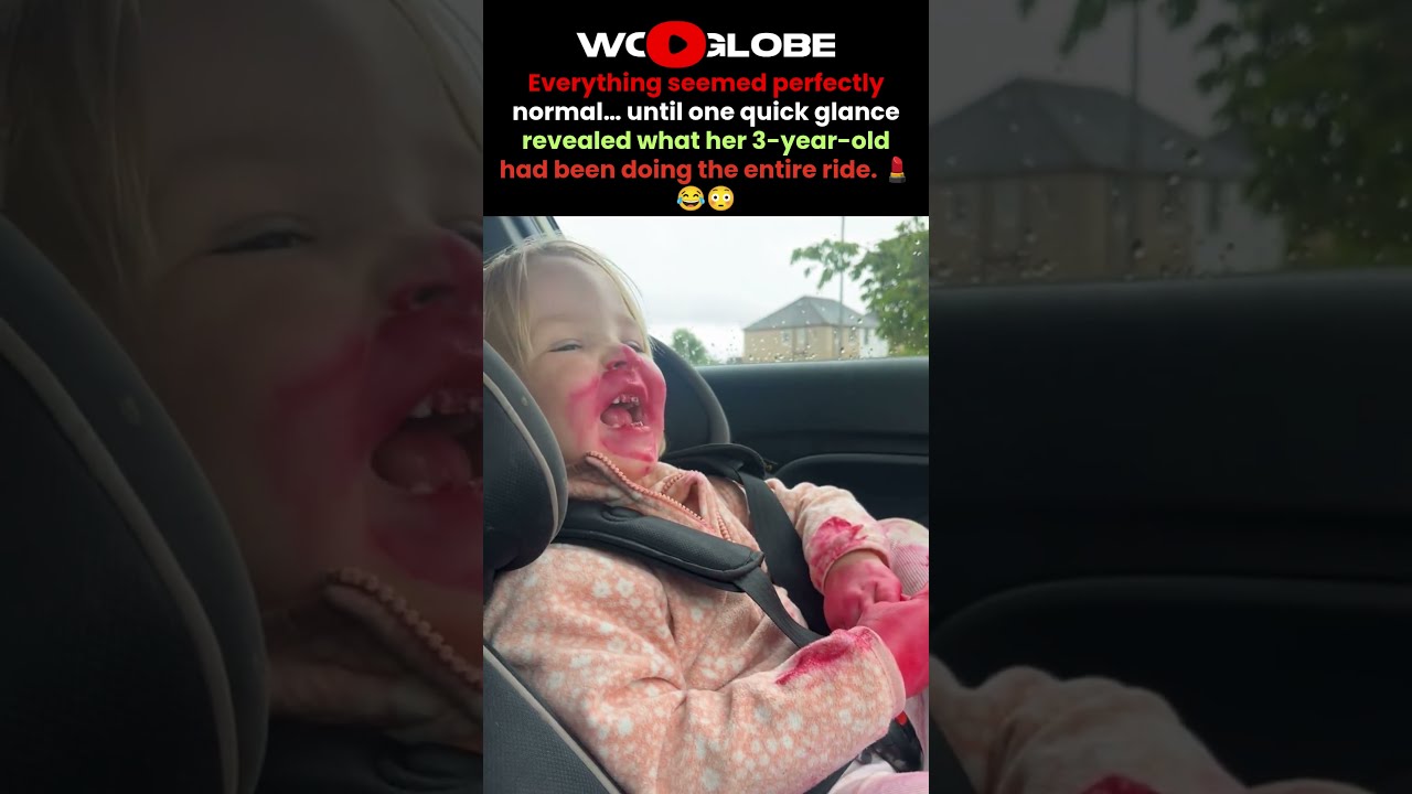 Mom Spots Toddler Covered in Lipstick