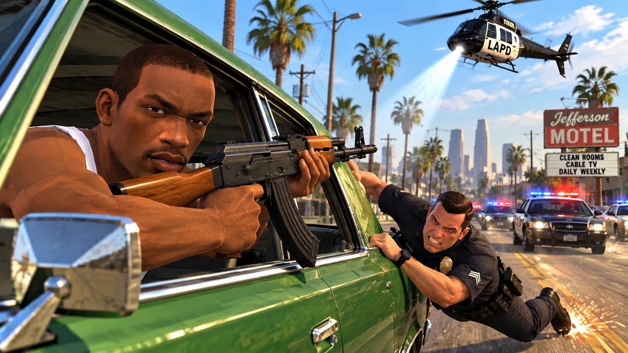 The Police Tried To Kill Us… | GTA San Andreas