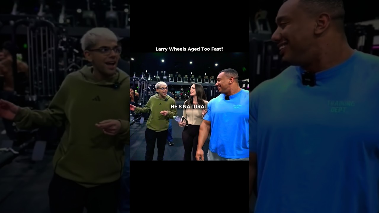 Larry Wheels Aged Too Fast?! 🤔 #larrywheels #transformation #bodybuilding #fitness