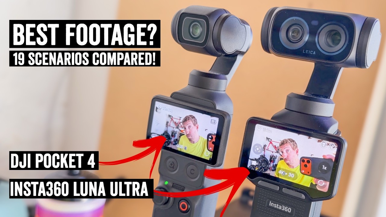Insta360 Luna Ultra vs DJI Pocket 4 Review: Best Footage Comparison?