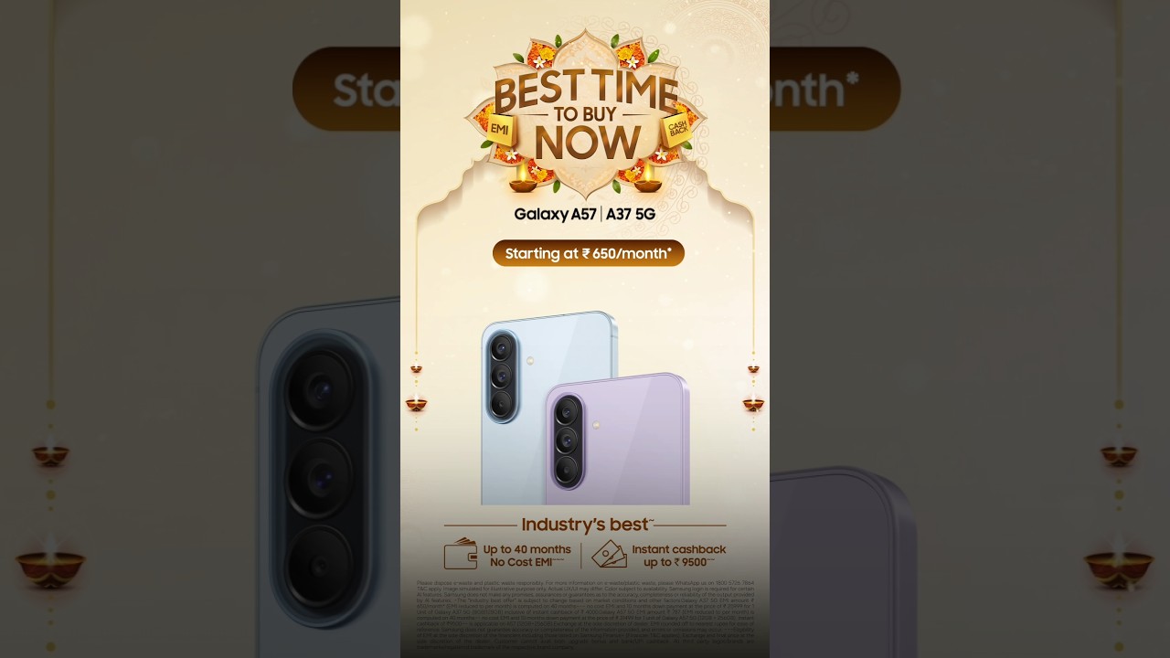 Galaxy A27, A37 & A57 | Starting at Just ₹22/Day