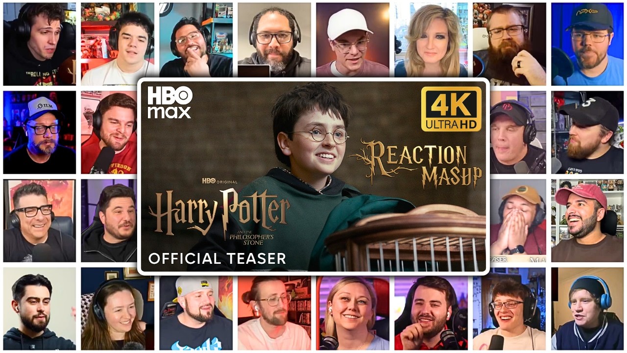 🤯 Harry Potter and the Philosopher's Stone Official Teaser Trailer REACTION MASHUP! | HBO Max