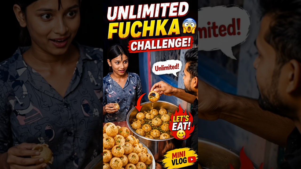 Unlimited Fuchka Challenge 😱 #short #shorts #youtubeshorts #minivlog