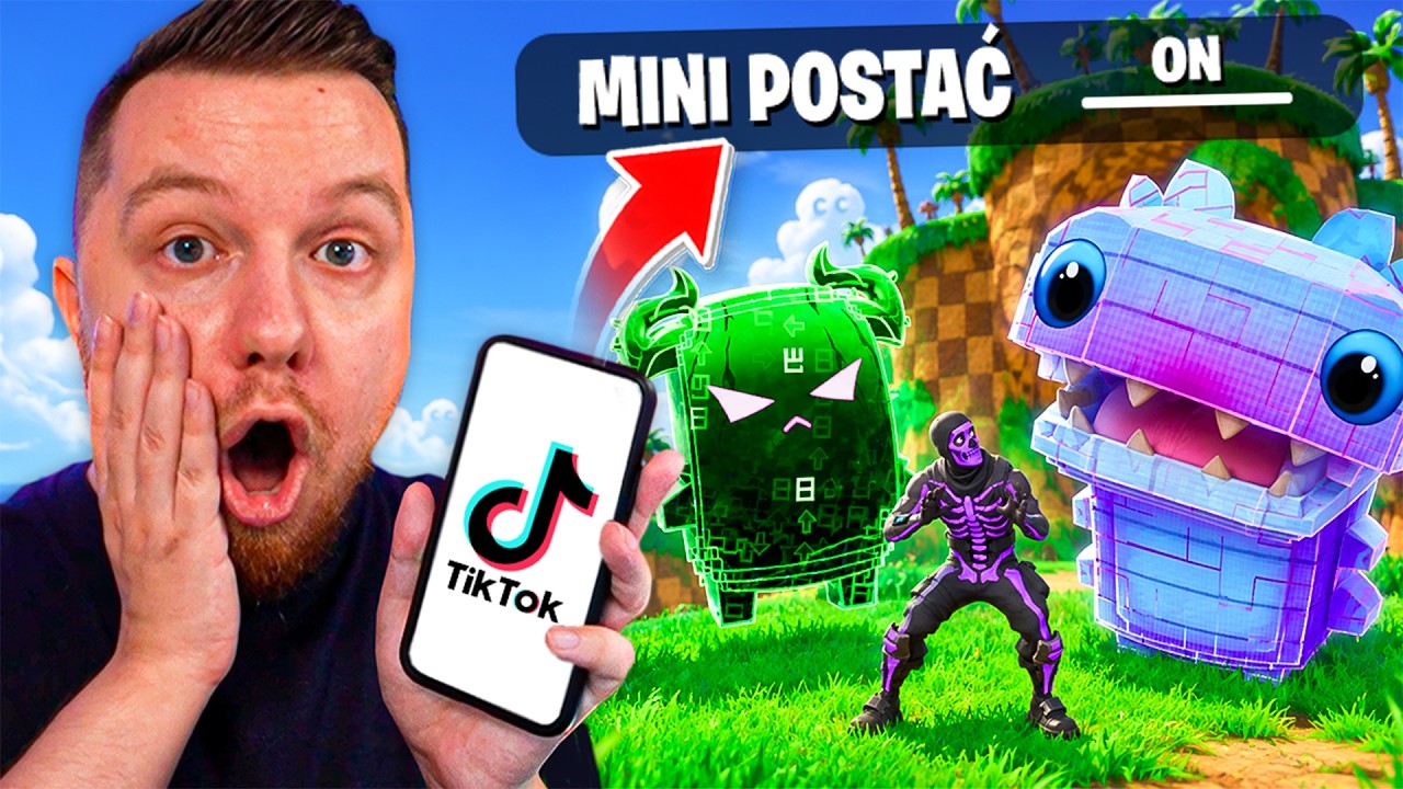 Zrobiłem MINI POSTAĆ czyli LIFEHACKI z TikToka w Fortnite