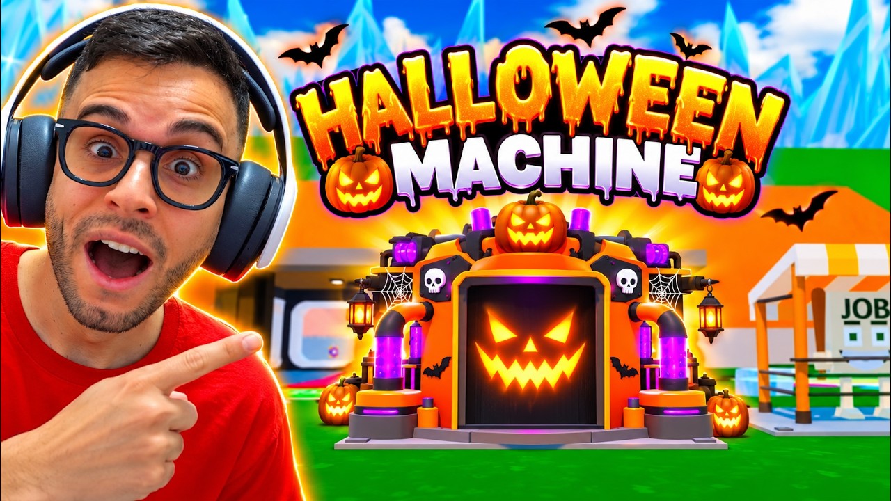 STA ARRIVANDO LA HALLOWEEN MACHINE su STEAL A BRAINROT! 🎃