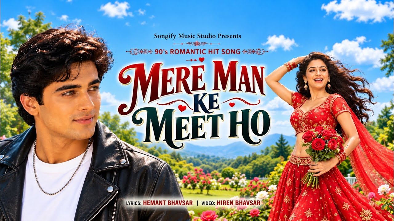 New Song 2026 ❤️ | Mere Man Ke Meet Ho 💕 | 90s Romantic Hindi Love Song | Couple Song