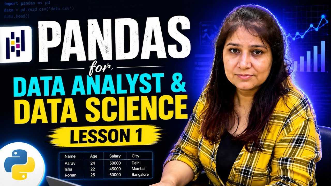 Pandas Full Course for Beginners | Start Your Data Science and Analyst Journey Today 