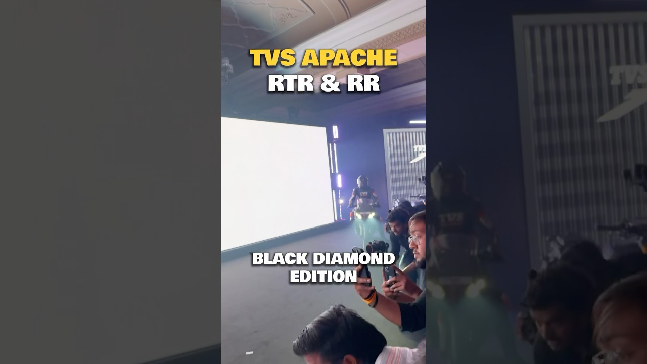 TVS have unveiled “Black Diamond” editions of their 310 twins: the RR 310 and the RTR 310.