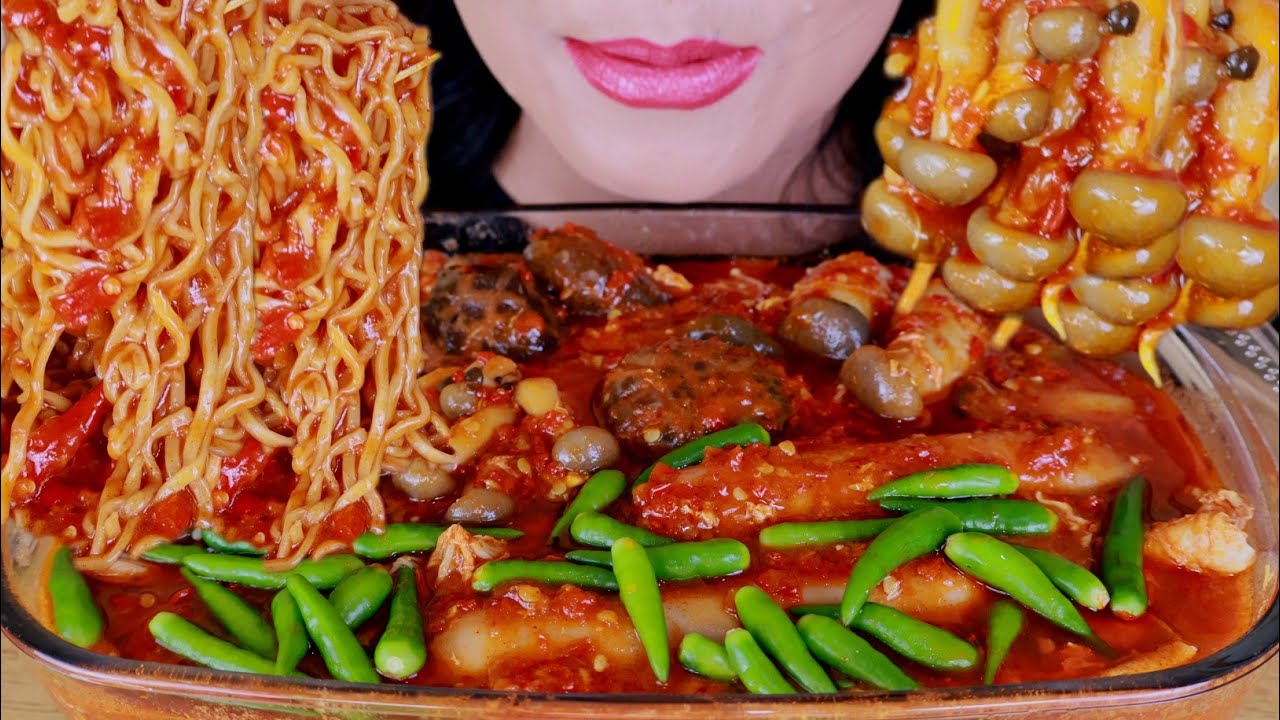 ASMR SEBLAK JAMUR JAMURAN DAN MIE SUPER PEDAS | ASMR MUKBANG INDONESIA