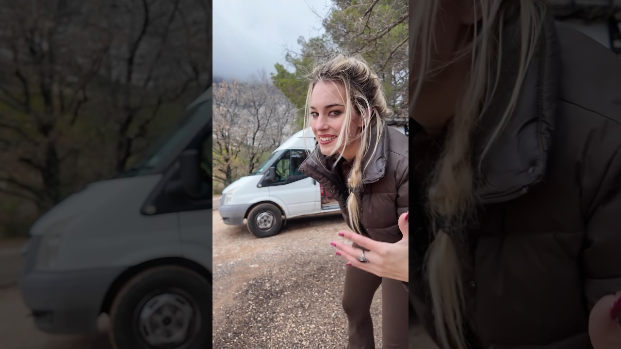 Join me for an aesthetic moment in my van! Would you want to do this? #vanlife