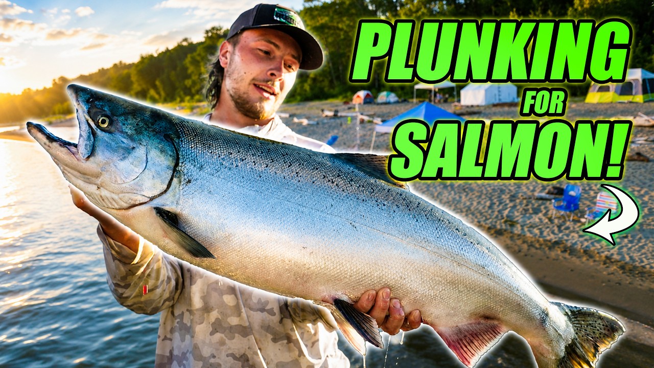Bank Fishing for Columbia River Salmon… Then Our Kayak VANISHED!