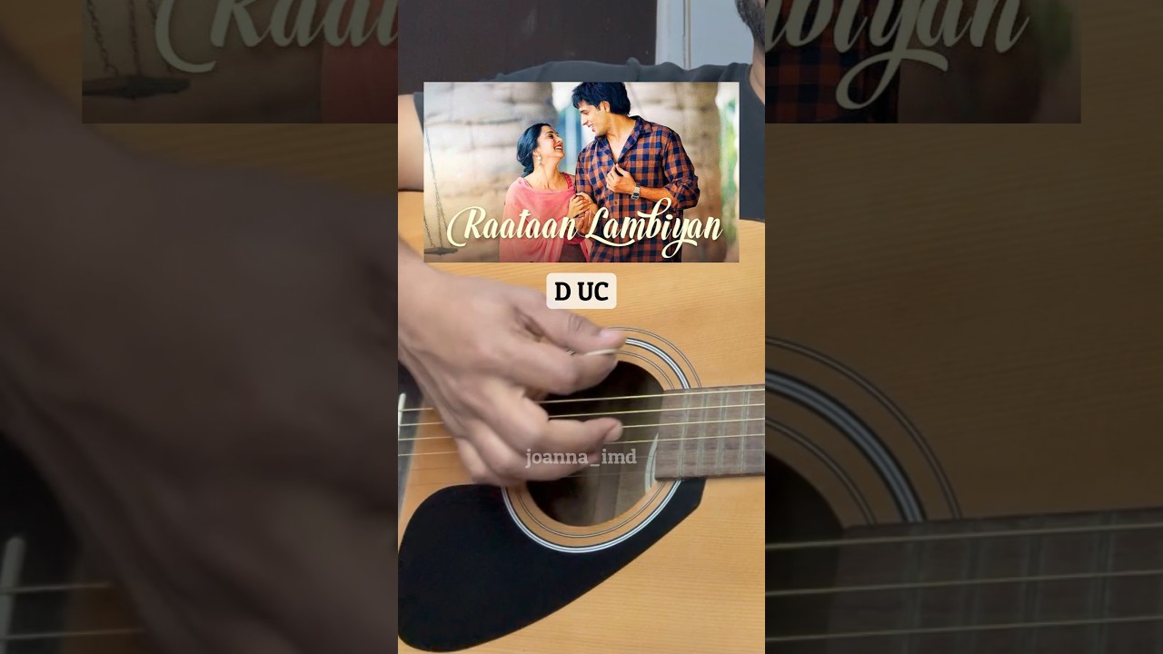 Raatan Lambiyan p3 - guitar cover (with Chords) #guitarlessons #guitarcover #guitar #musician