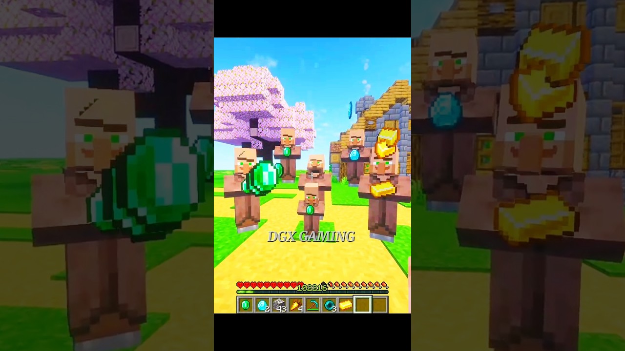 I Saved a Tiny Villager from a Terrible Fate... 🥺 #minecraft #shorts