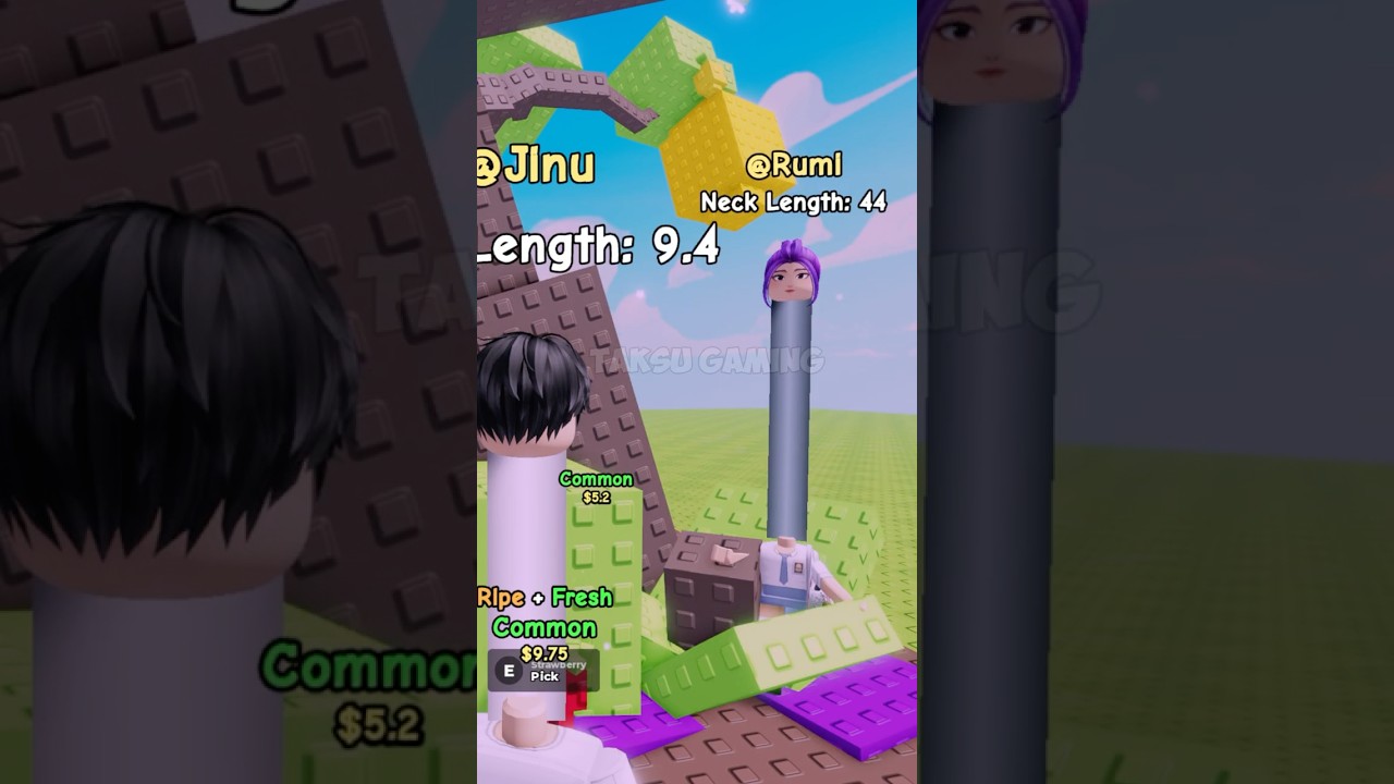 Jinu dikasi buah raksasa apa tuh sama rumi?! 😱 #roblox