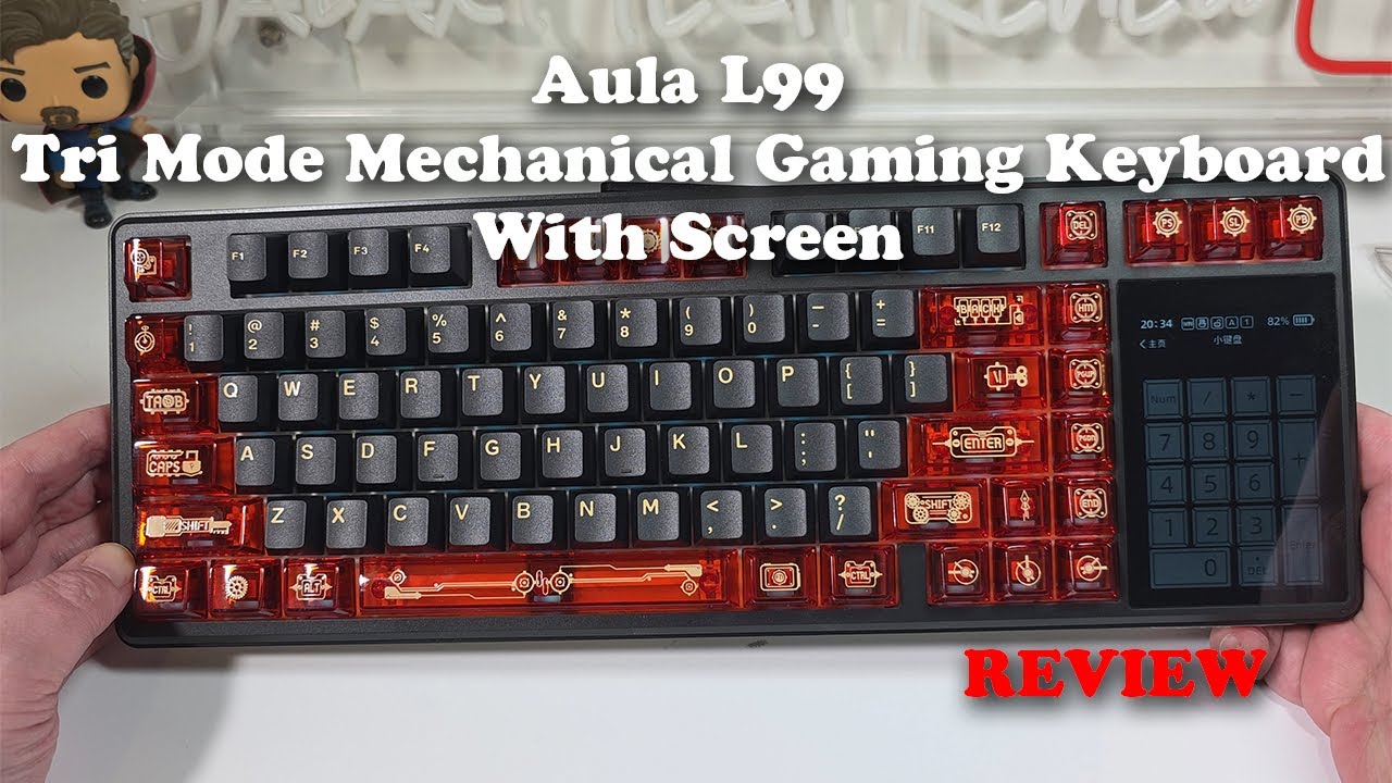 Aula L99 Tri Mode Mechaincal Gaming Keyboard With Screen REVIEW