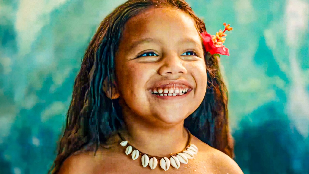 Baby Moana Meets The Ocean - MOANA Movie Clip (2026)