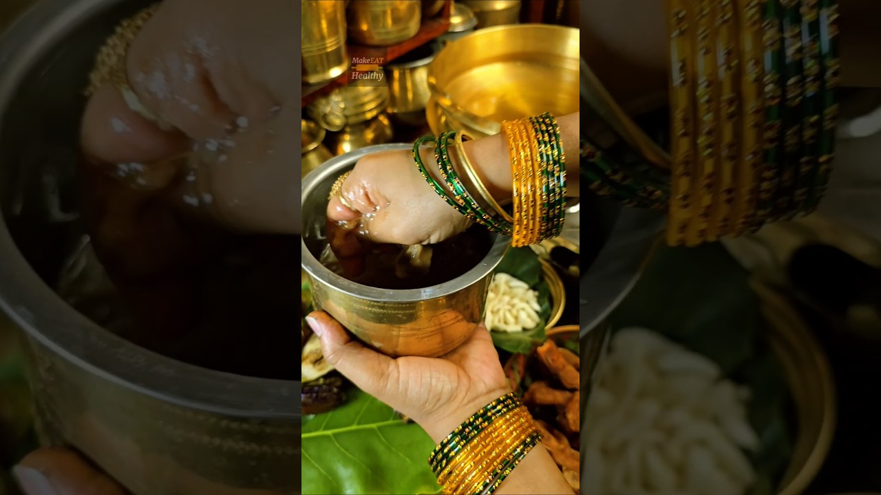 Spicy And Tangy Brinjal Pickle with Steamed Rice | Vankaya Pachadi #makeeathealthy