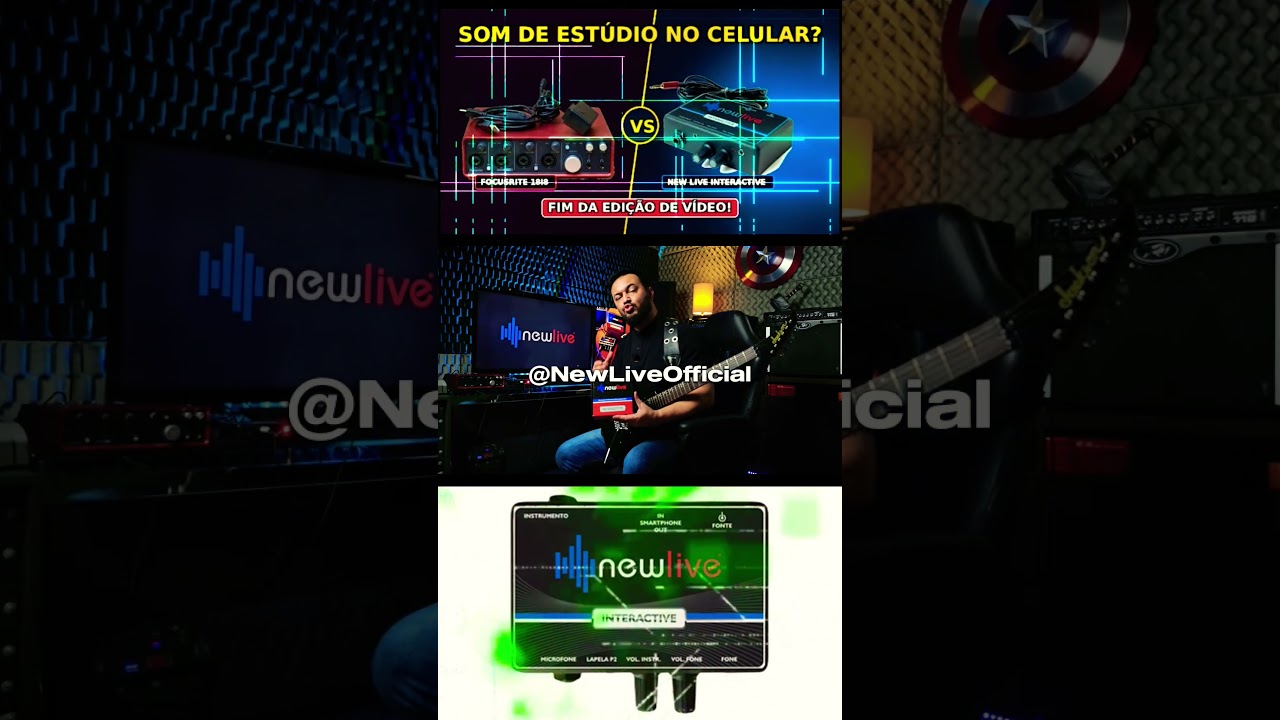 Gravação de Guitarra Direto no celular?