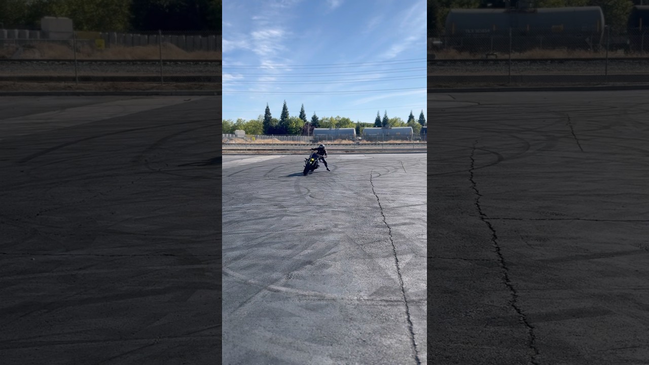 Girl drifts her motorcycle! #shorts